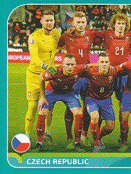 Line-up1 Czech Republic samolepka EURO 2020 #CZE2